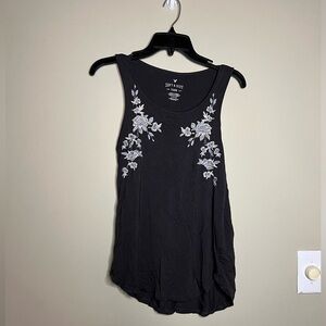American Eagle embroidered tank